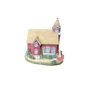Vintage 3" Trinity Church Liberty Falls Village Americana Collection